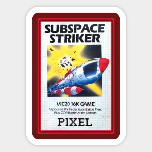 Subspace Striker (Cassette Tape) Sticker